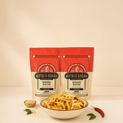 Tamil sweets and savoury snacks in the Taste of Tamil Nadu hamper