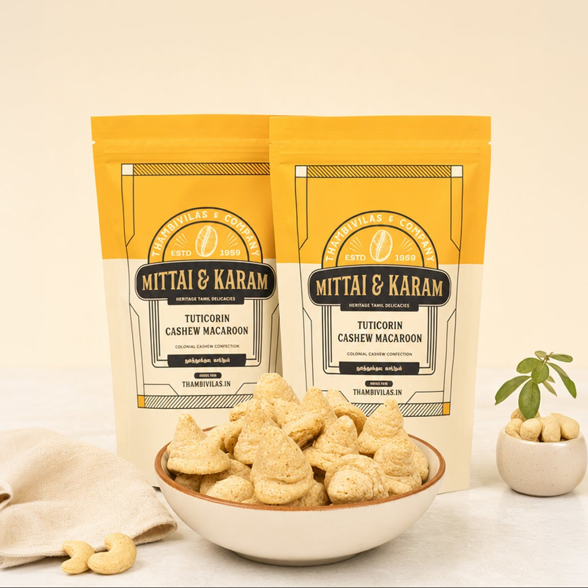 Tamil sweets and savoury snacks in the Taste of Tamil Nadu hamper